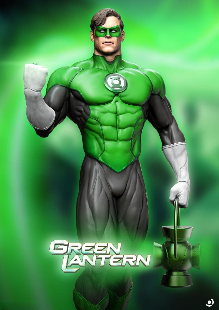 4176 Green Lantern - DC Comics - STL 3D Print Files