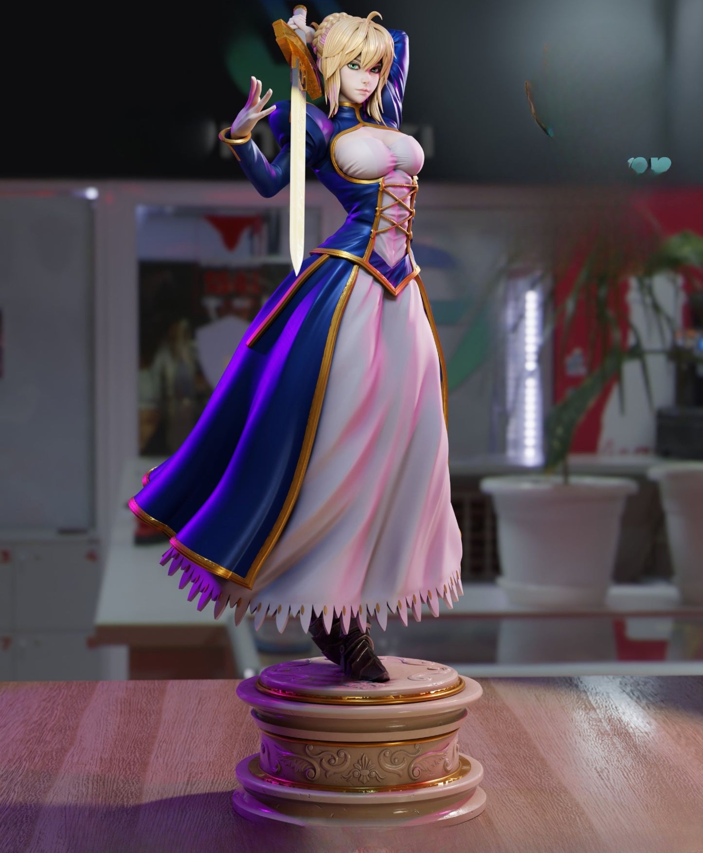 4212 Saber NSFW - Fate/Stay Night - STL 3D Print Files
