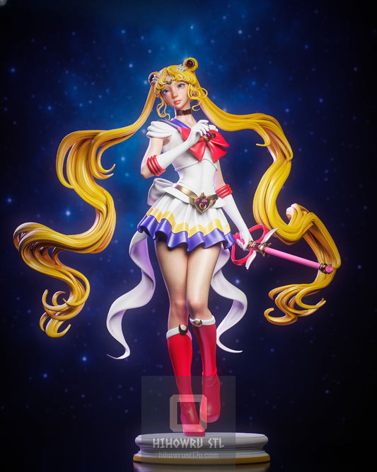 4284 Sailor Moon - Usagi Tsukino - STL 3D Print Files