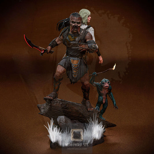 4483 Predator: Badlands Diorama - STL 3D Print Files