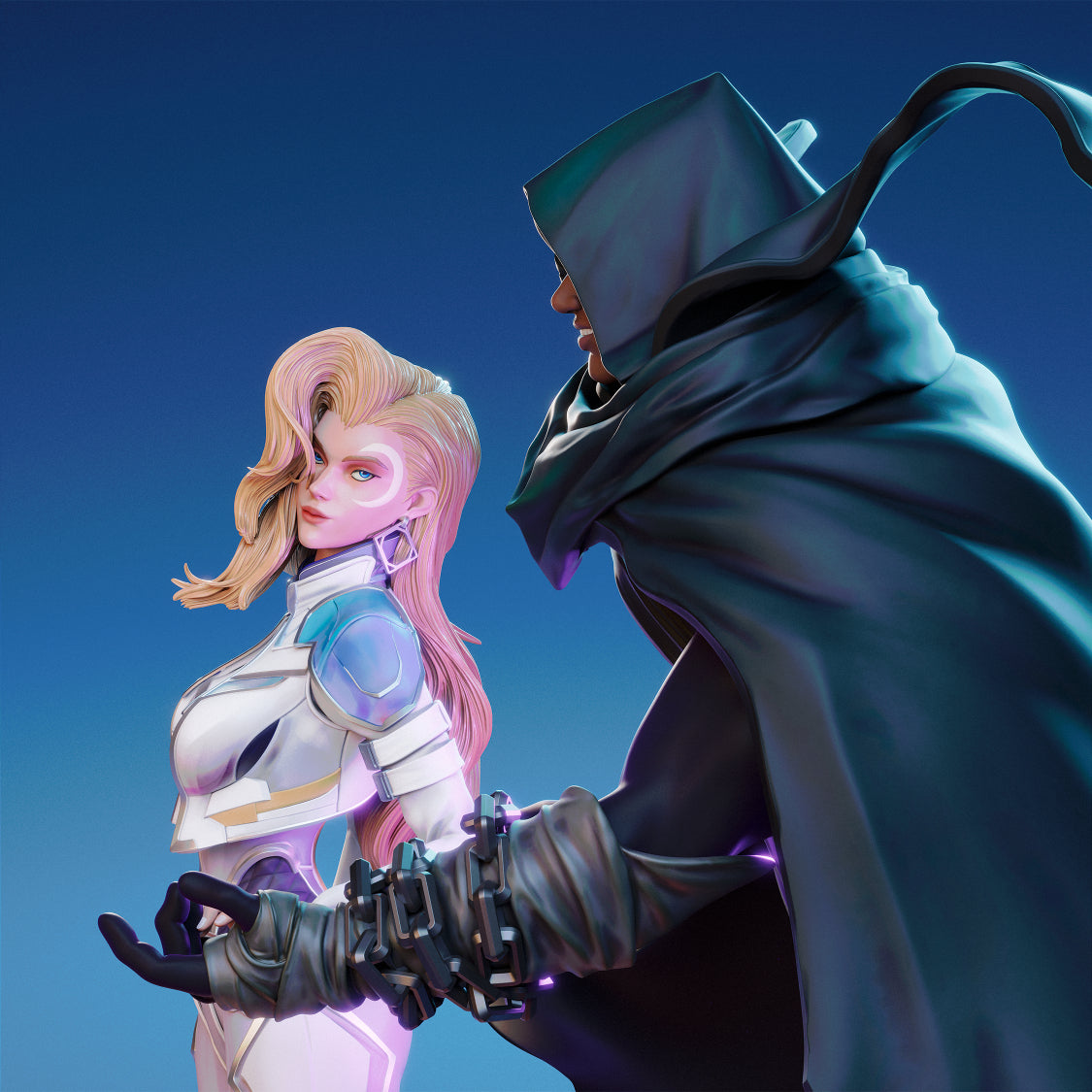 3731 Cloack and Dagger - Marvel Comics - STL 3D Print Files