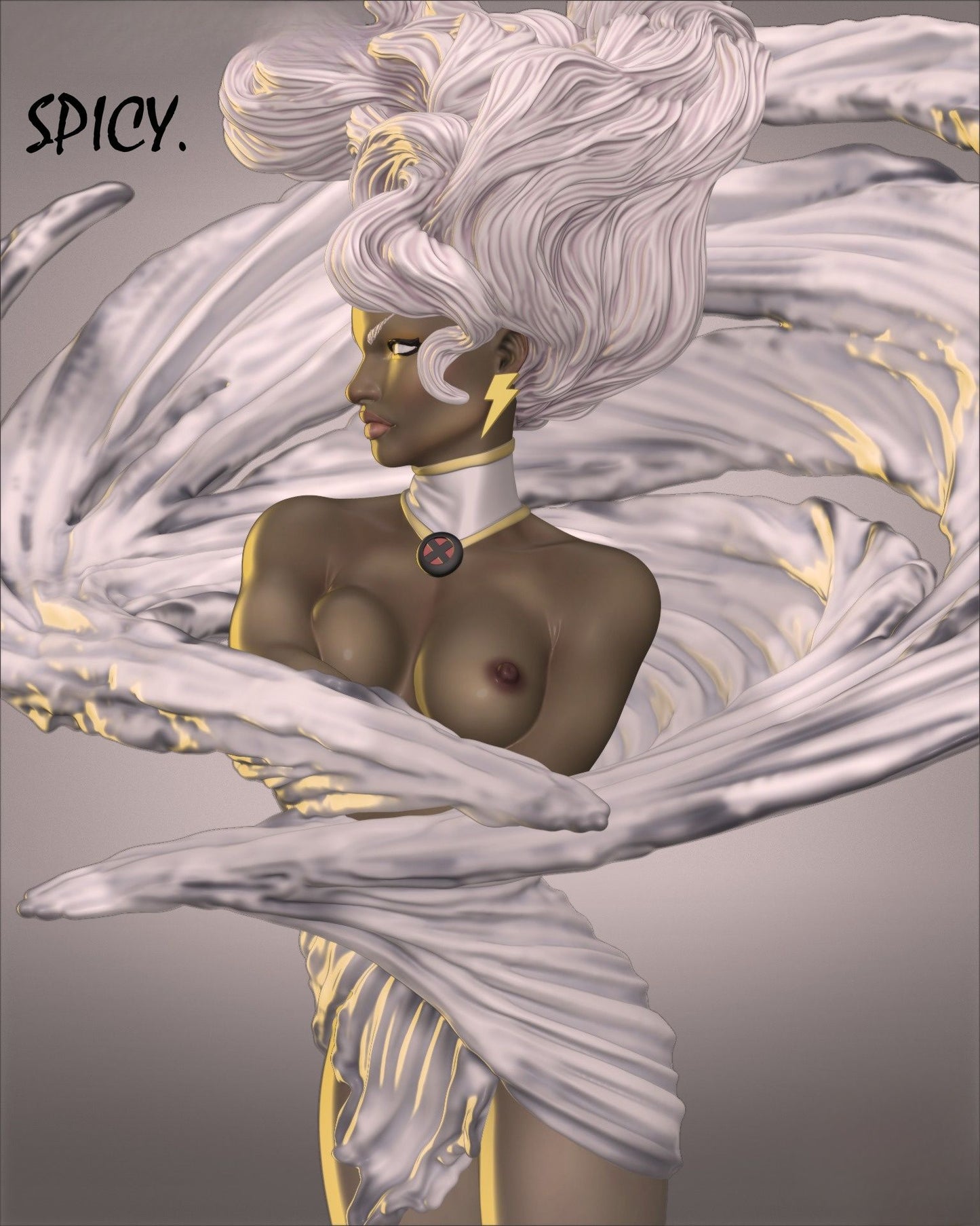 3956 Storm NSFW - X-men - STL 3D Print Files