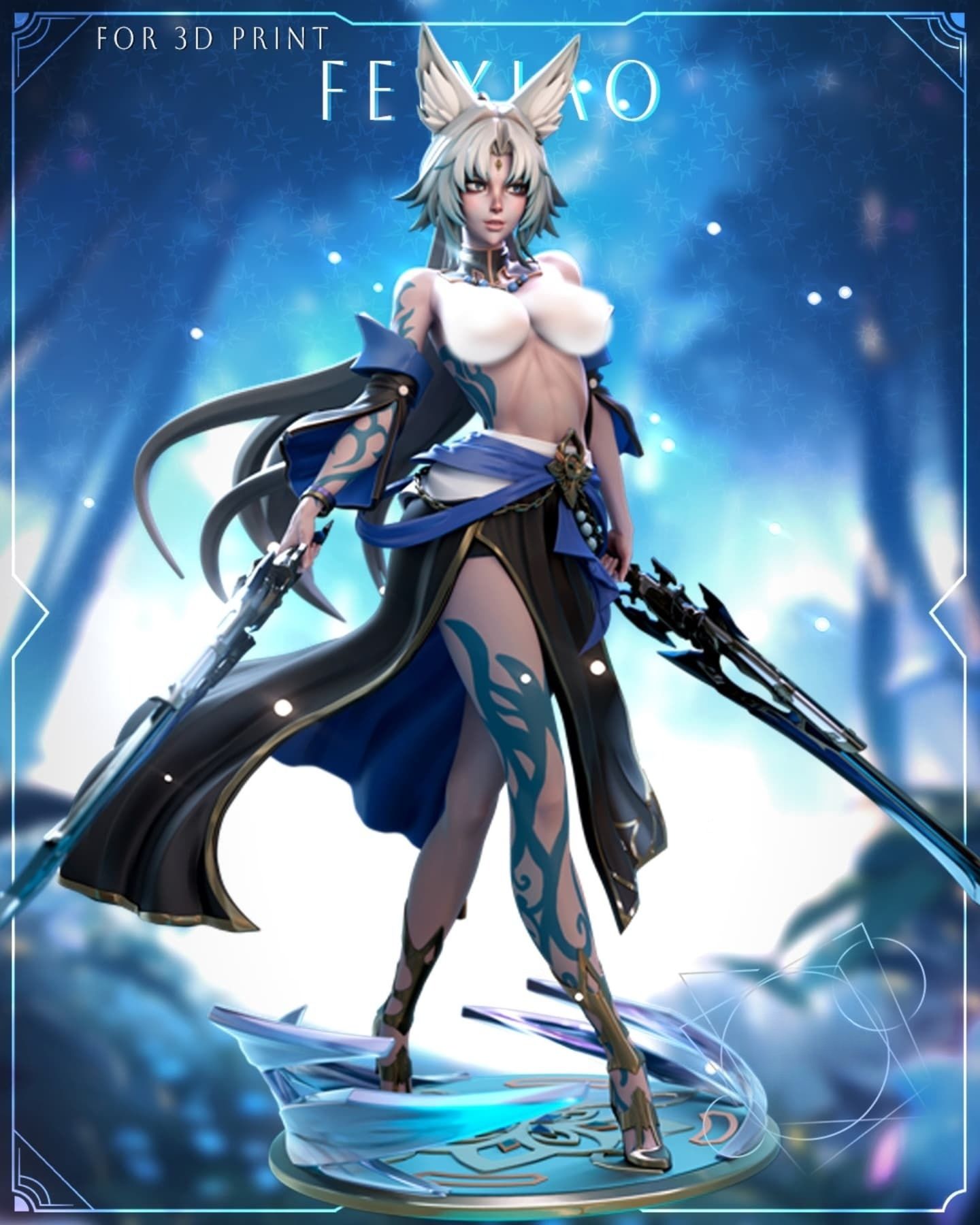 4130 Feixiao NSFW - Honkai: Star Rail - STL 3d Print Files