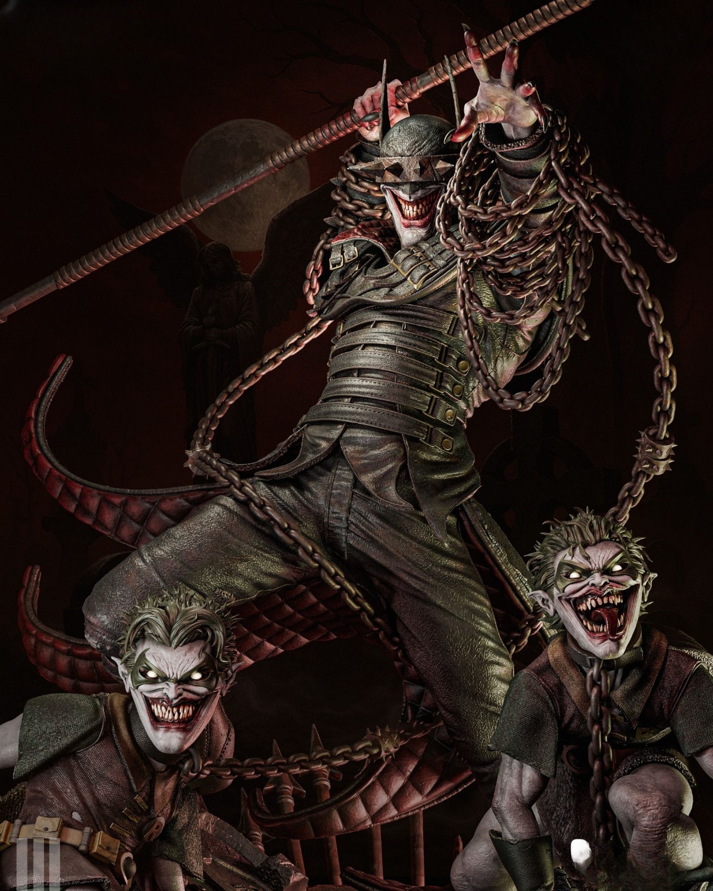 4139 Batman Who Laughs - Bruce Wayne - STL 3D Print Files