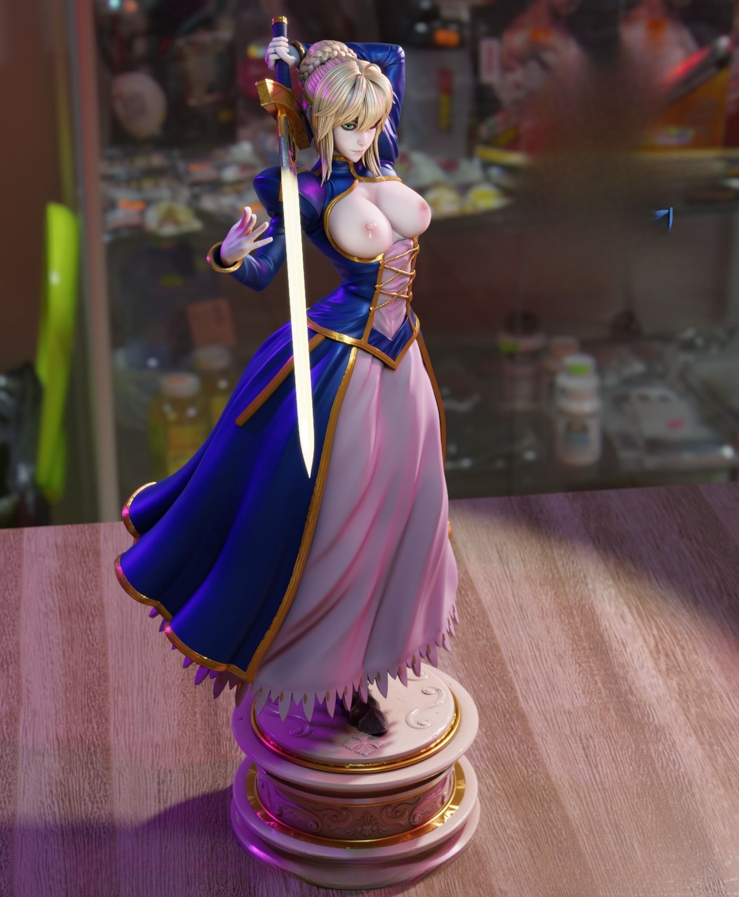 4212 Saber NSFW - Fate/Stay Night - STL 3D Print Files
