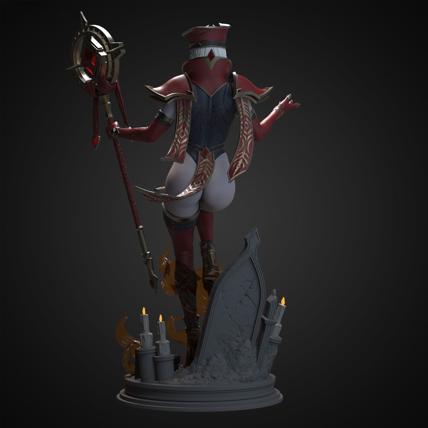 4238 Sally Whitemane NSFW - World of Warcraft - STL 3D Print Files