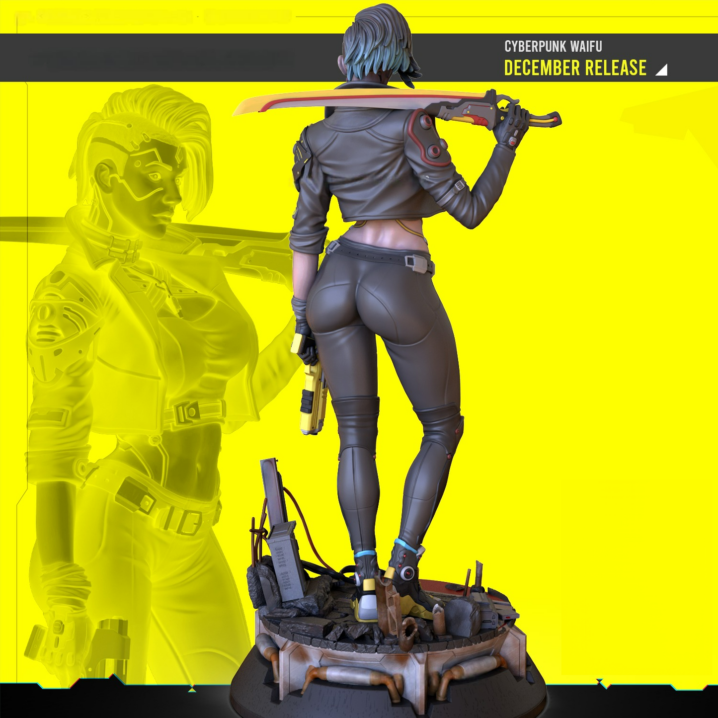 1867 Cyberpunk Waifu NSFW - STL 3D Print Files