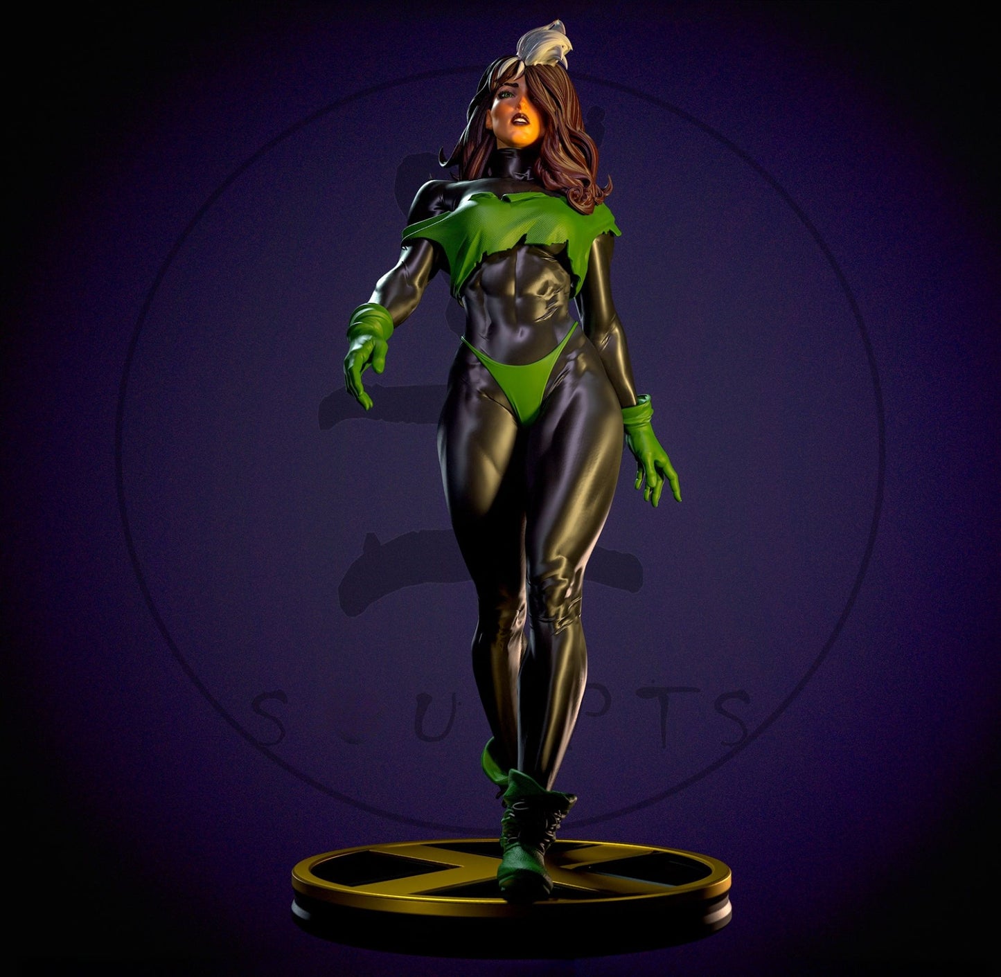 2926 Rogue NSFW - X-Men - STL 3D Print Files