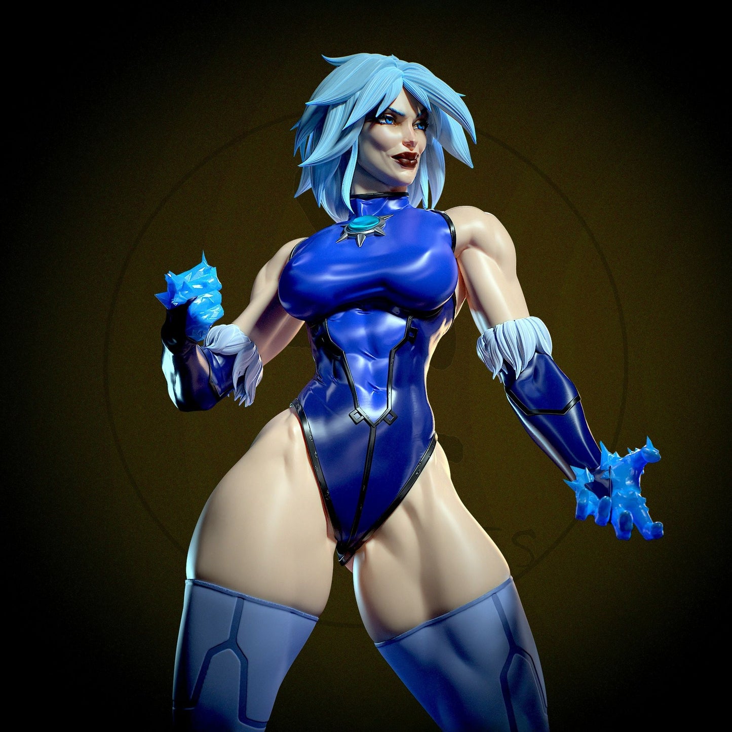 3638 Killer Frost NSFW - DC COMICS - STL 3D Print Files