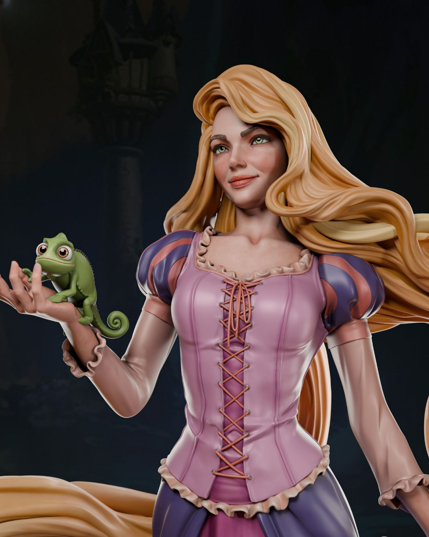 3724 Rapunzel - Disney - STL 3D Print Files