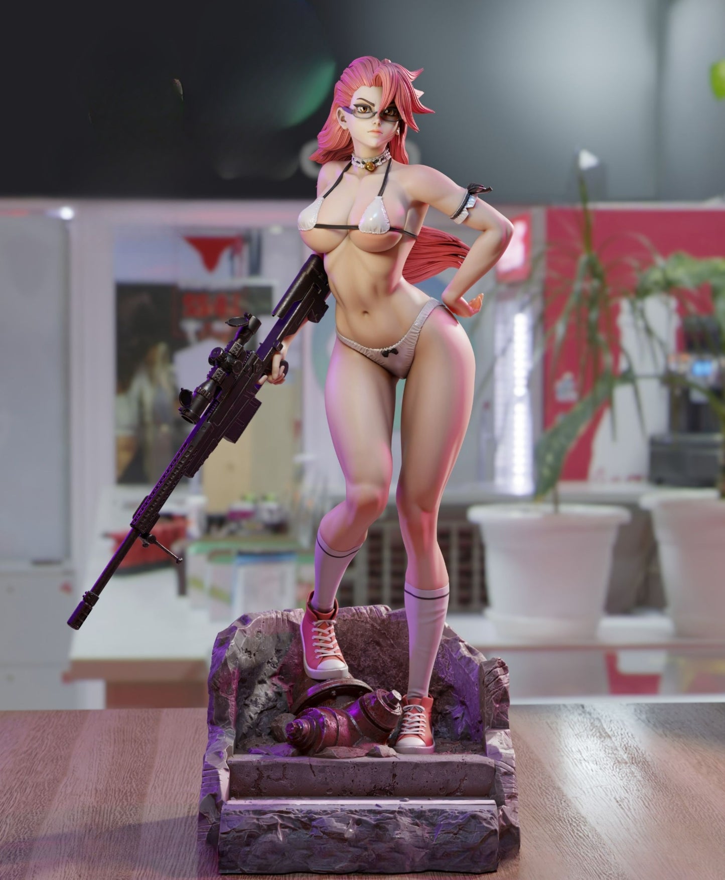 3760 Saya Takagi NSFW - Highschool of the Dead - STL 3D Print Files