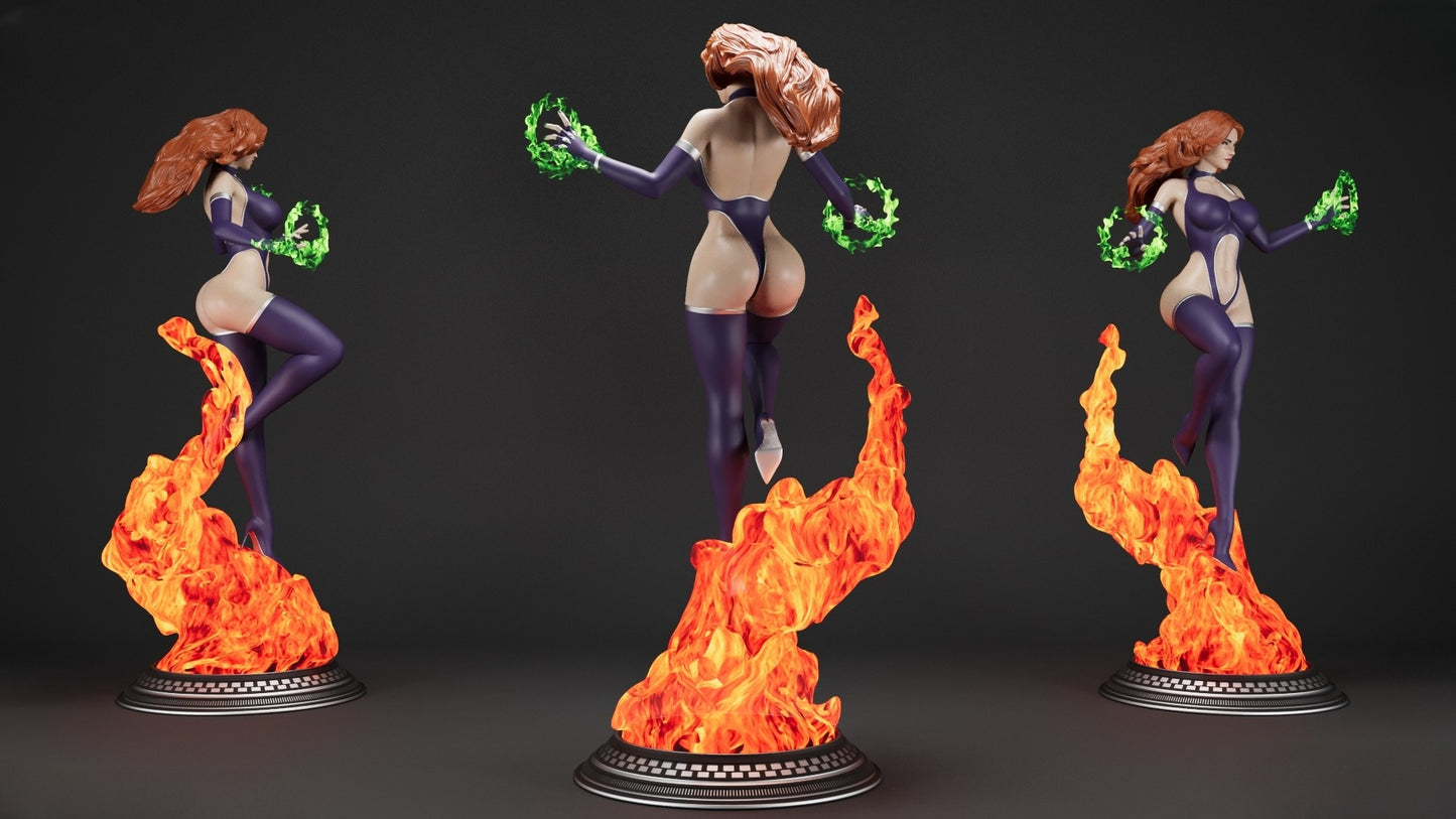 3916 Starfire NSFW - DC Comics - STL 3D Print Files