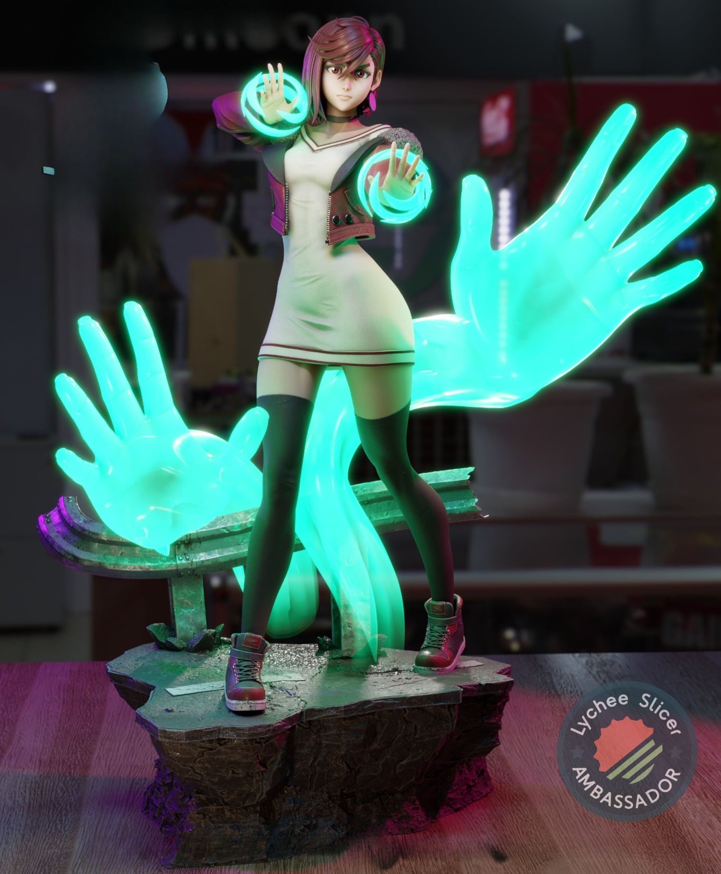 4027 Momo Ayase - Dandadan - STL 3D Print Files