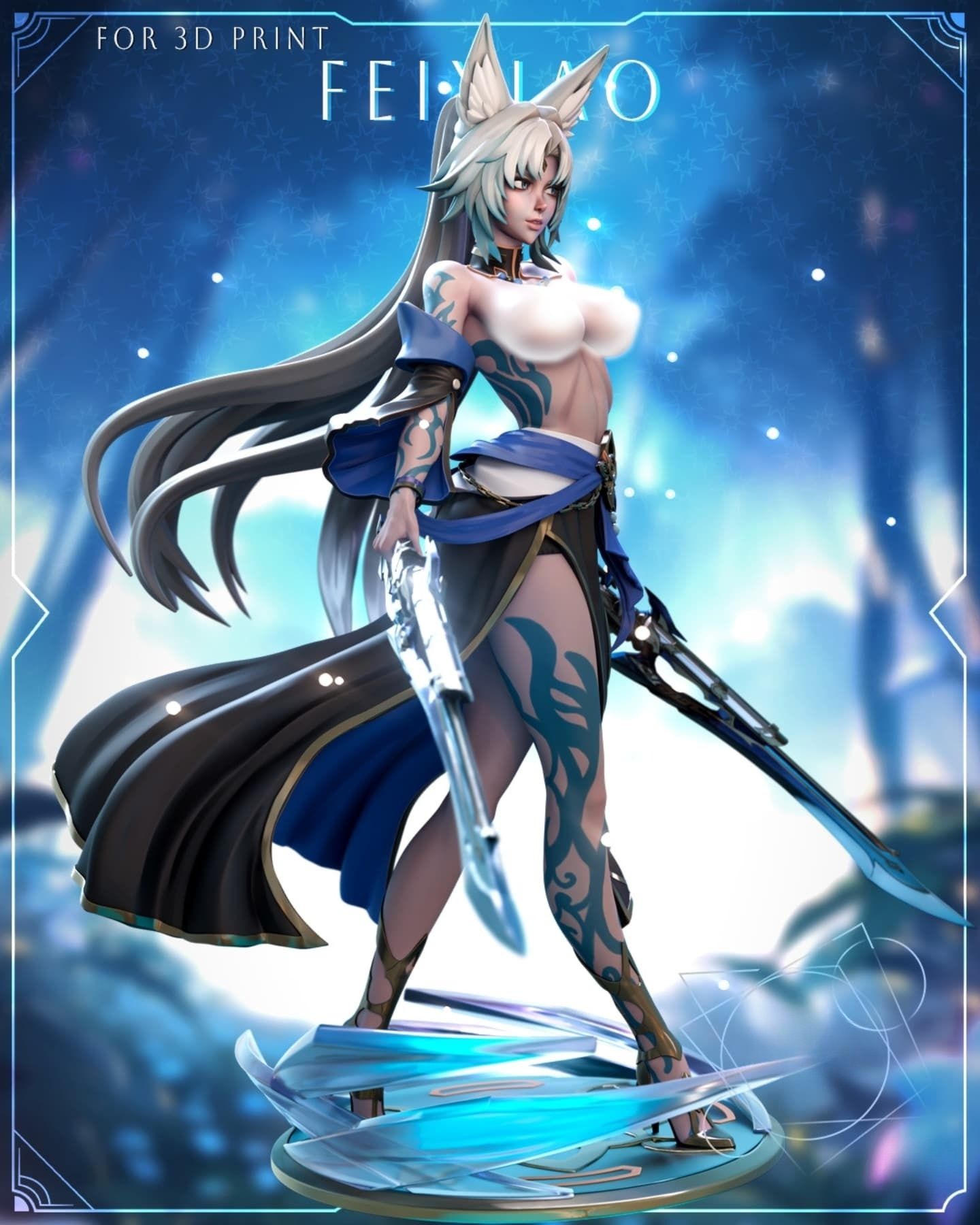 4130 Feixiao NSFW - Honkai: Star Rail - STL 3d Print Files