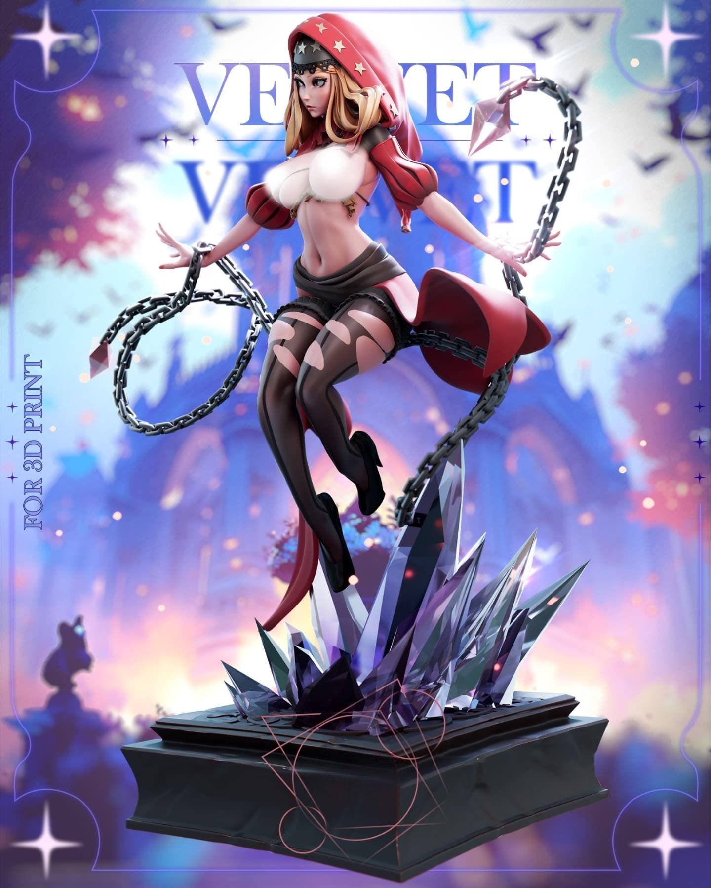 4129 Velvet NSFW - Odin Sphere - STL 3d Print Files
