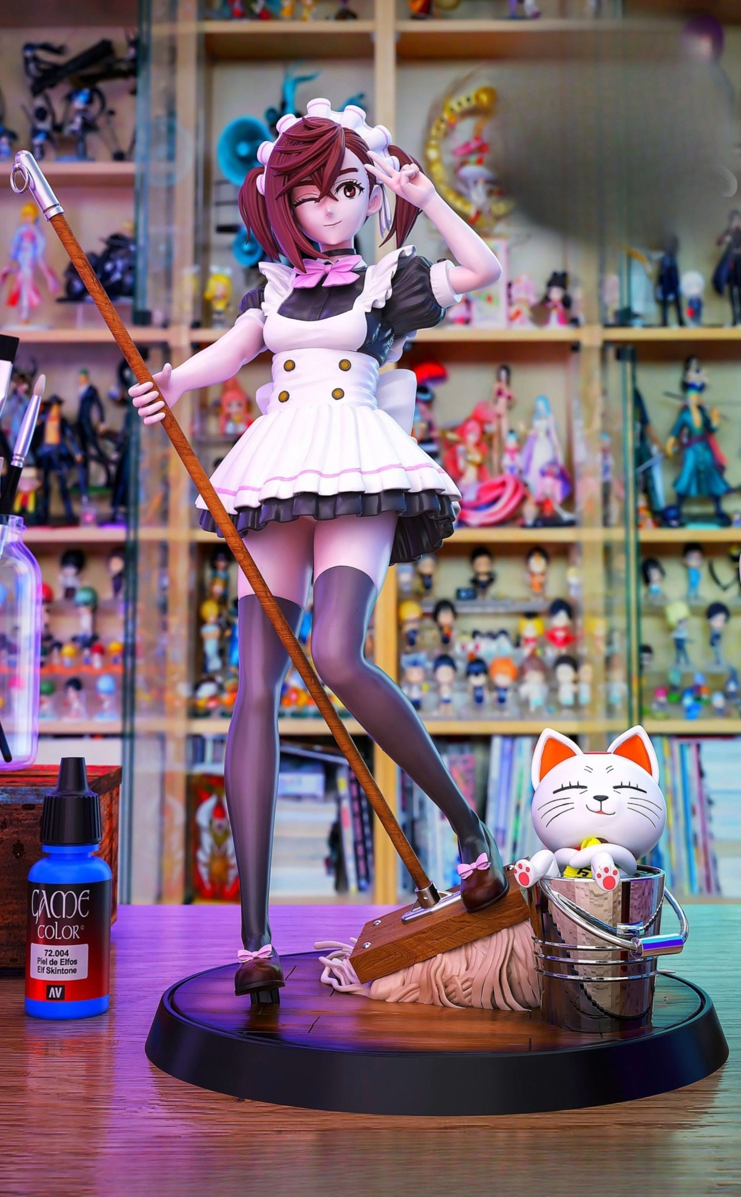 4019 Momo Ayase Maid - Dandadan - STL 3D Print Files