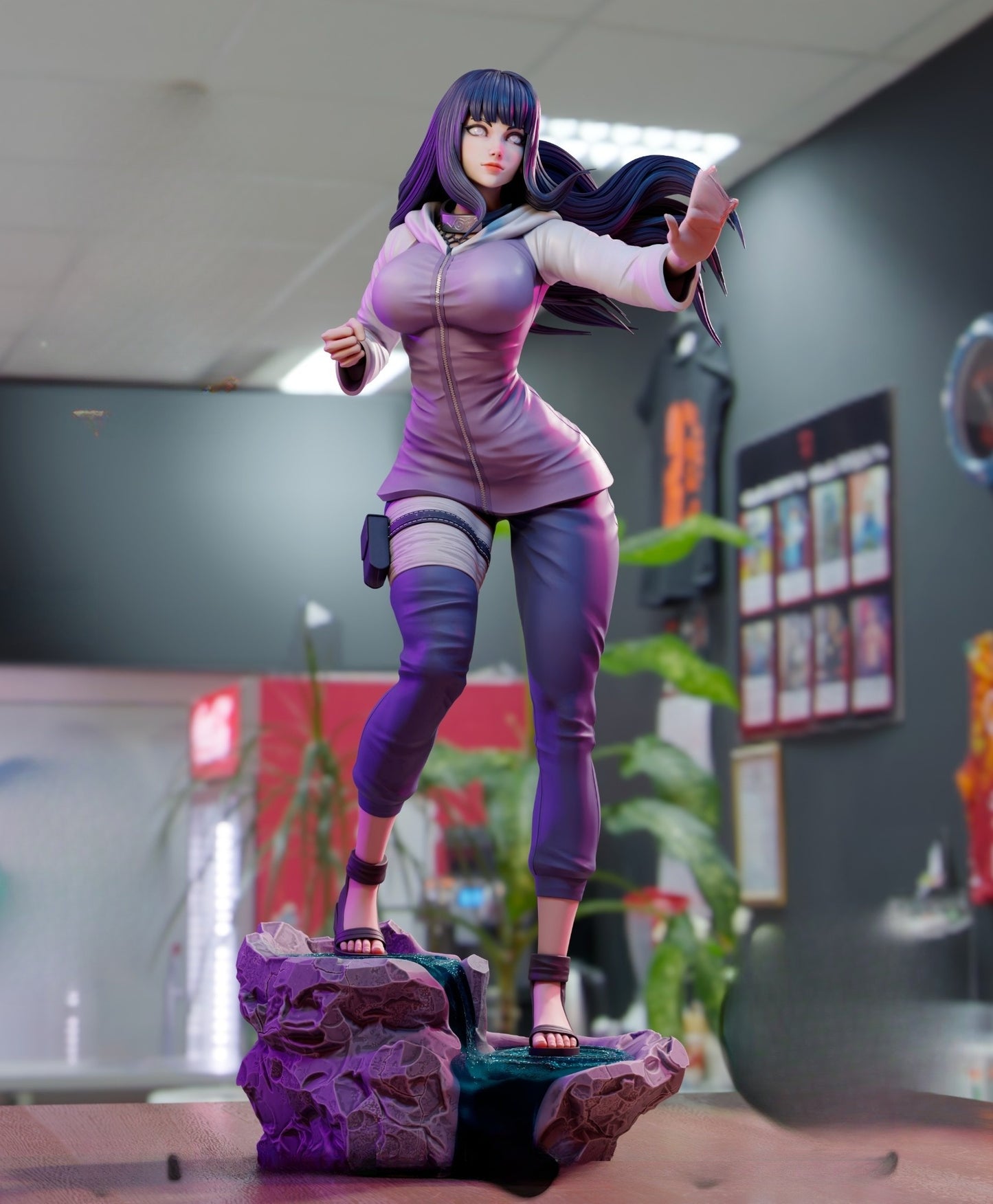 3523 Hinata Hyuga NSFW - Naruto - STL 3D Print Files