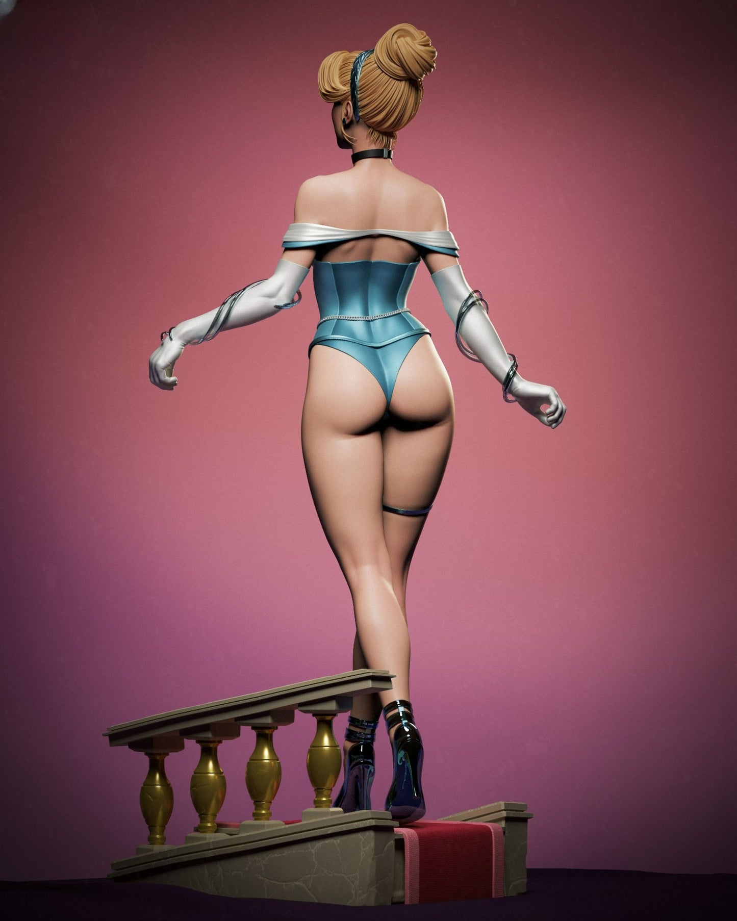 3725 Cinderella - Disney - STL 3D Print Files