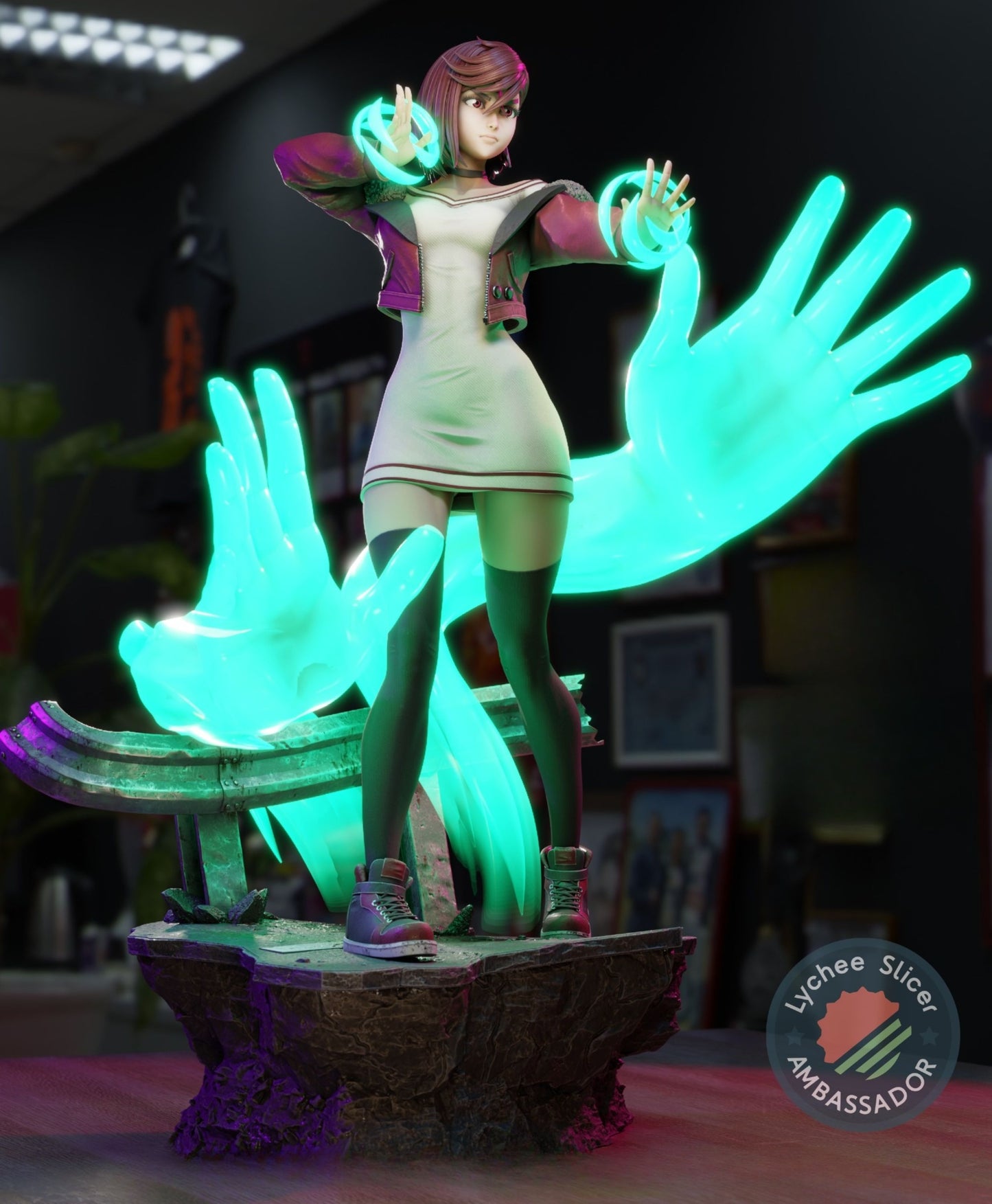 4027 Momo Ayase - Dandadan - STL 3D Print Files