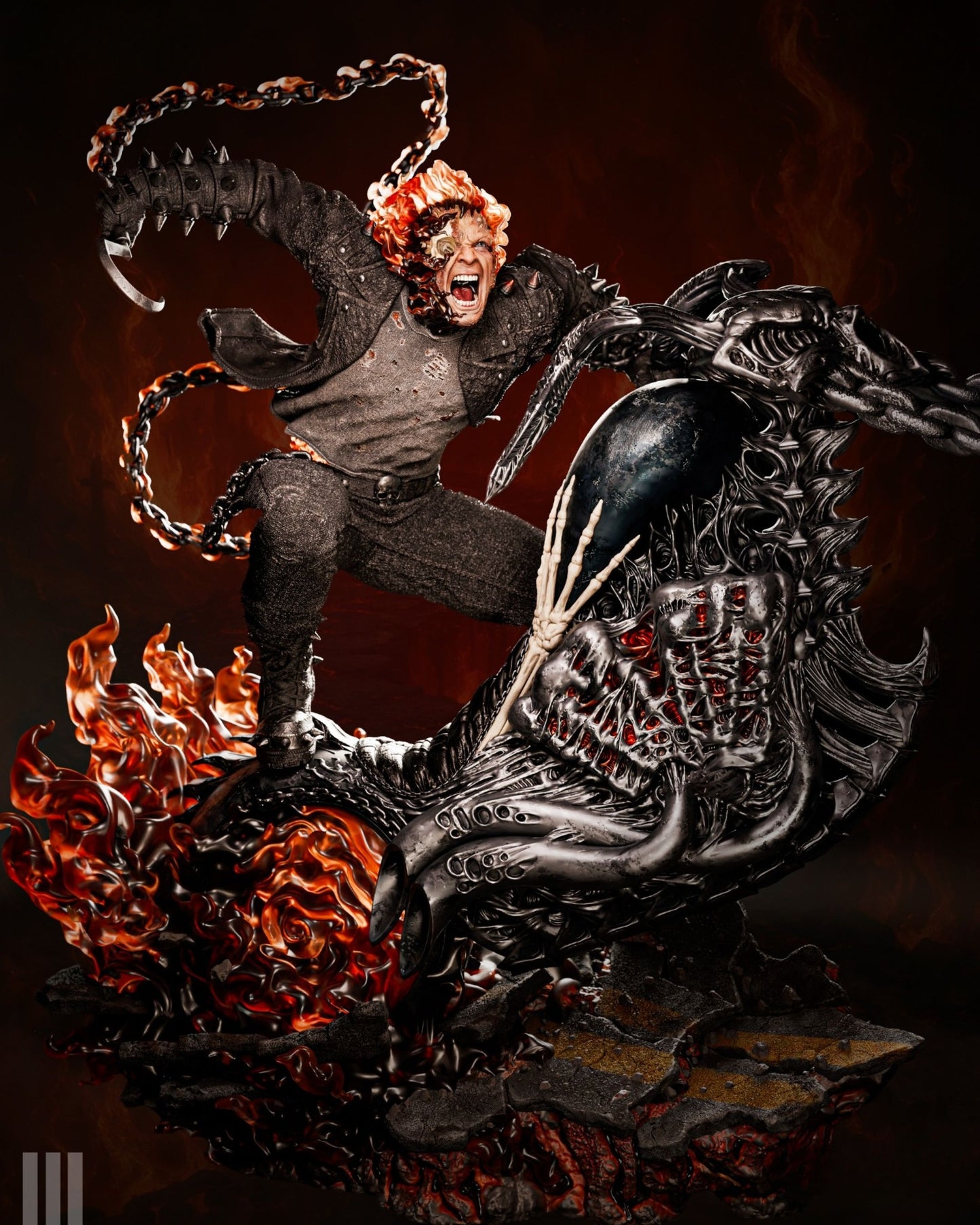 4282 Ghost Rider - Marvel Comics - STL 3D Print Files