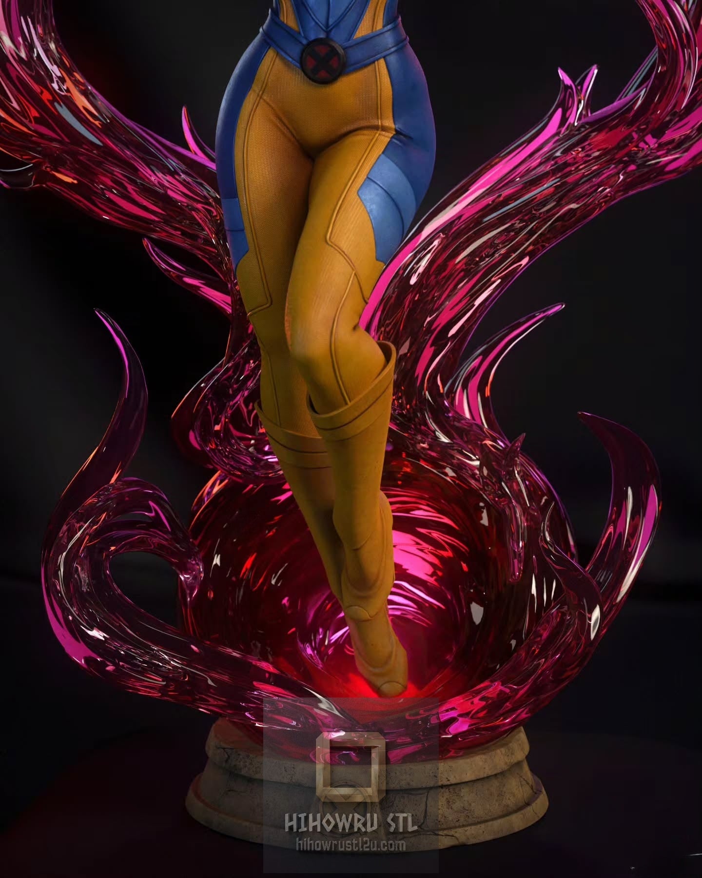 5432 Jean Grey NSFW - X-men - STL 3D Print Files