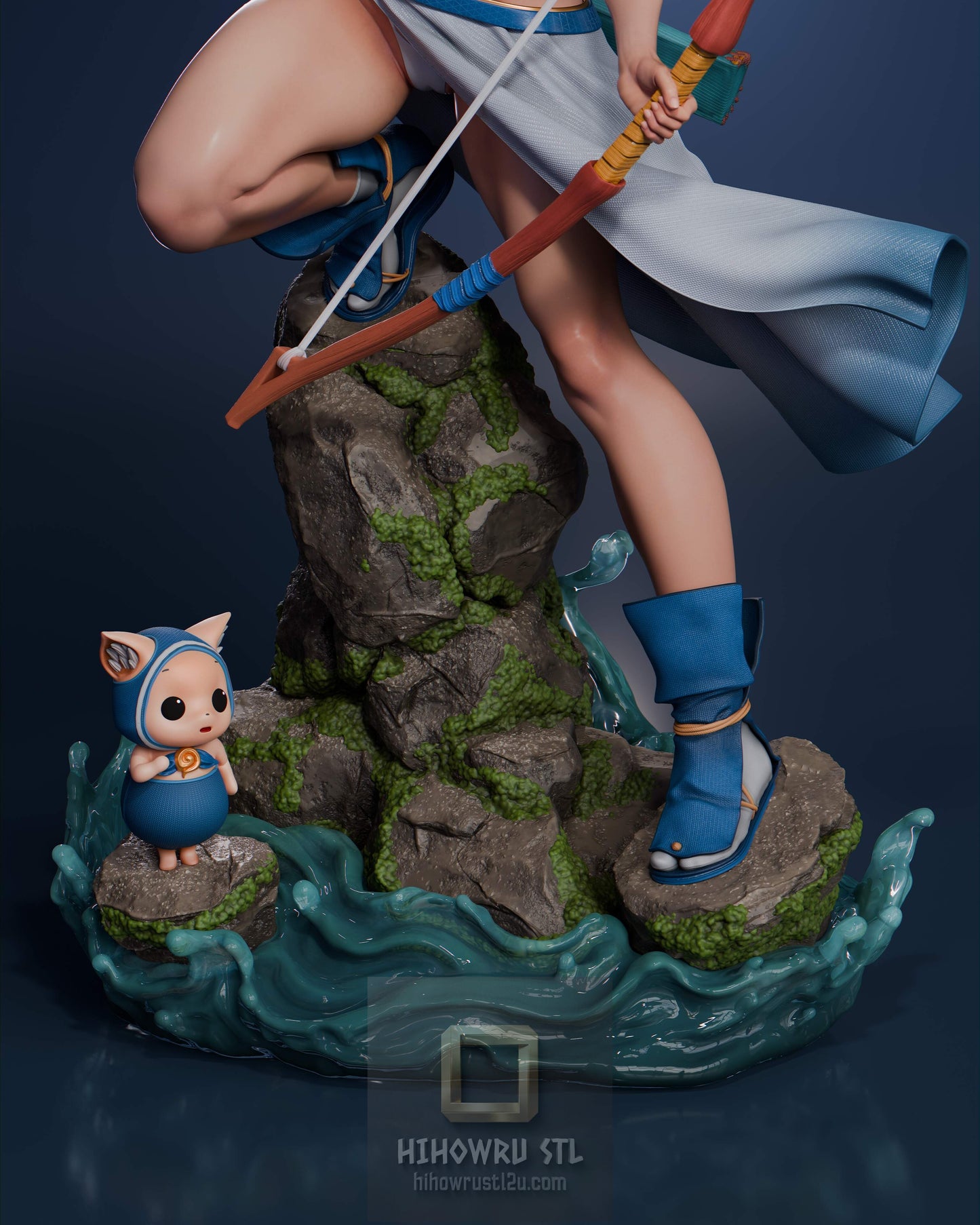 5048 Mina Majikina NSFW - Samurai Shodown - STL 3D Print Files