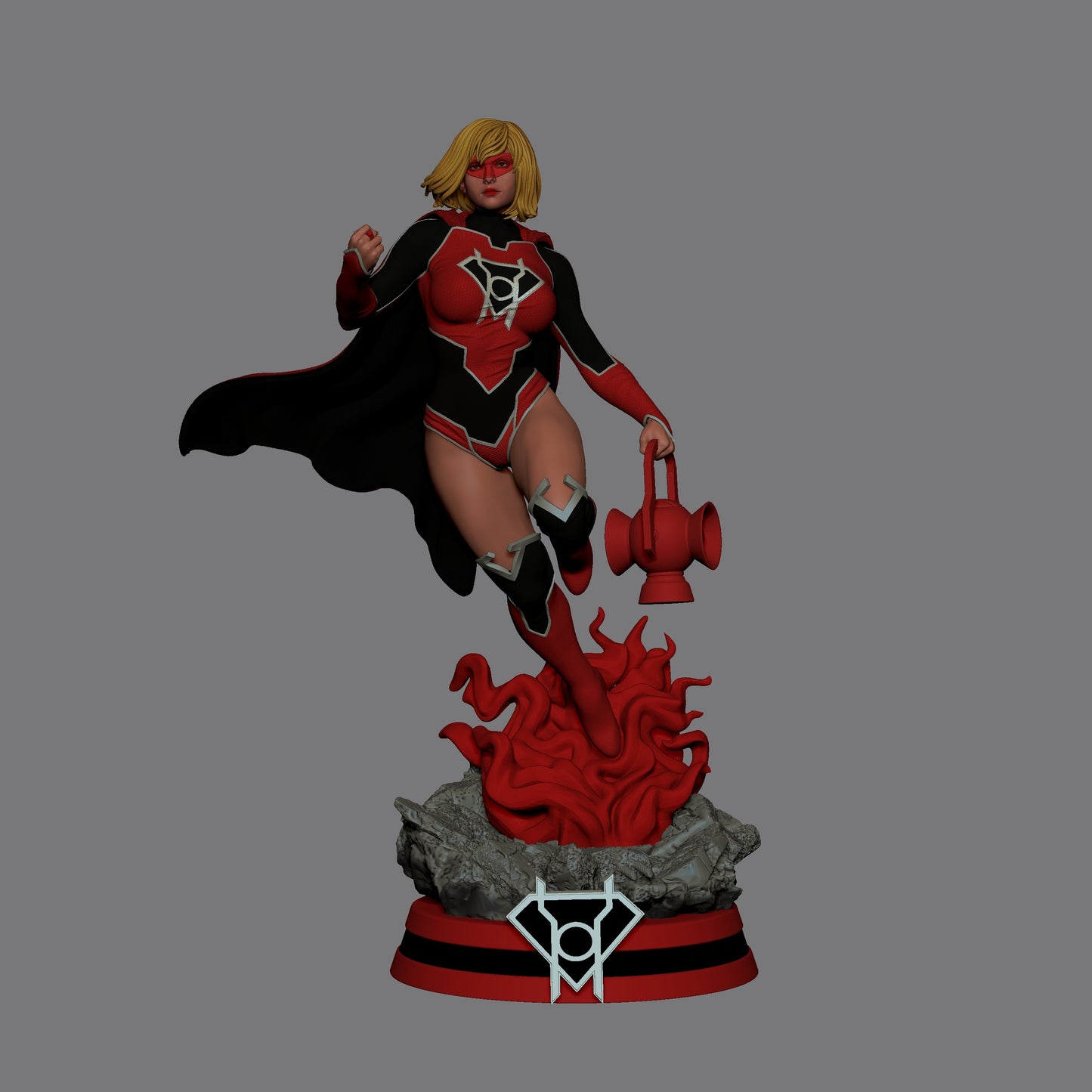 3983 Supergirl Kara Zor-El NSFW - Red Lantern - STL 3D Print Files