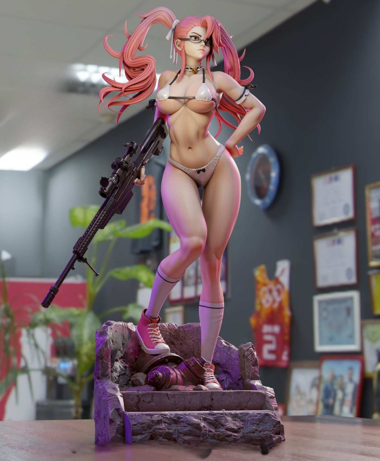 3760 Saya Takagi NSFW - Highschool of the Dead - STL 3D Print Files