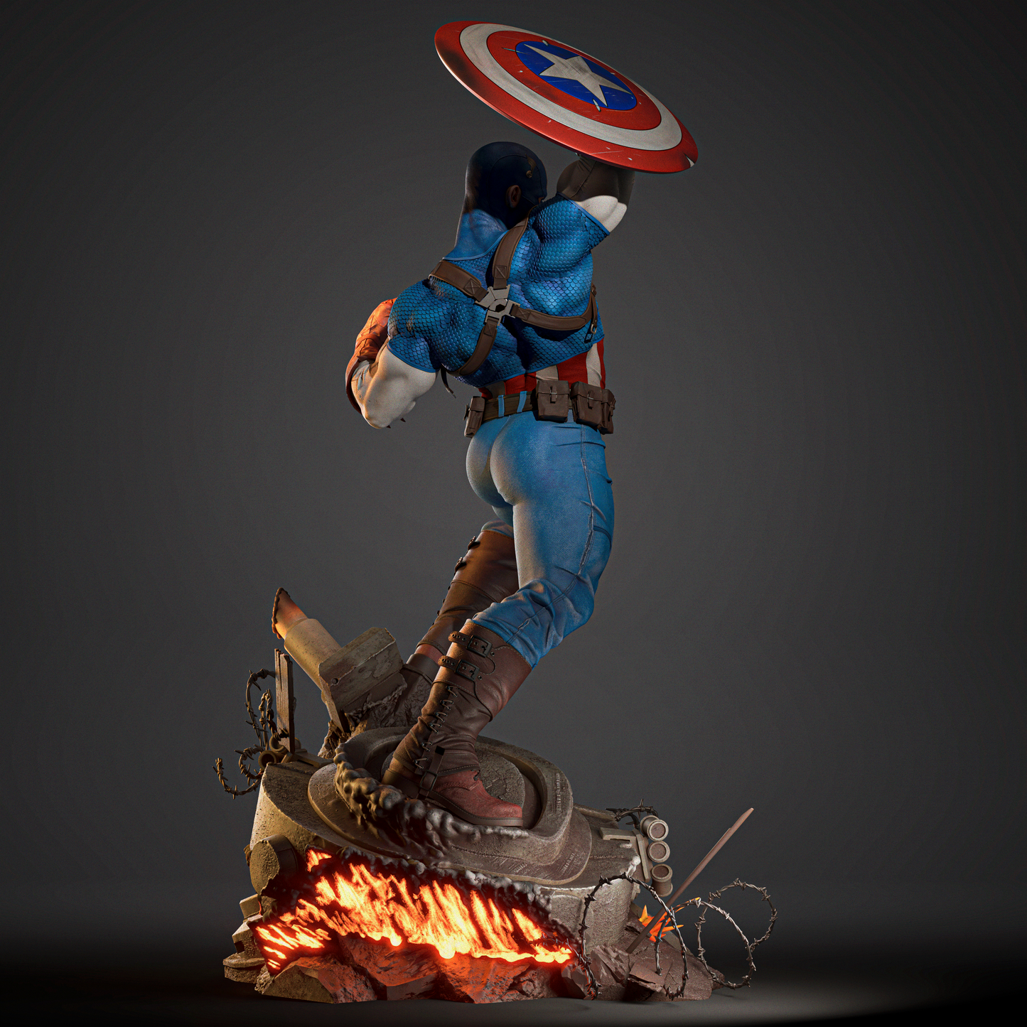 2381 Captain America - Marvel Comics - STL 3D Print Files