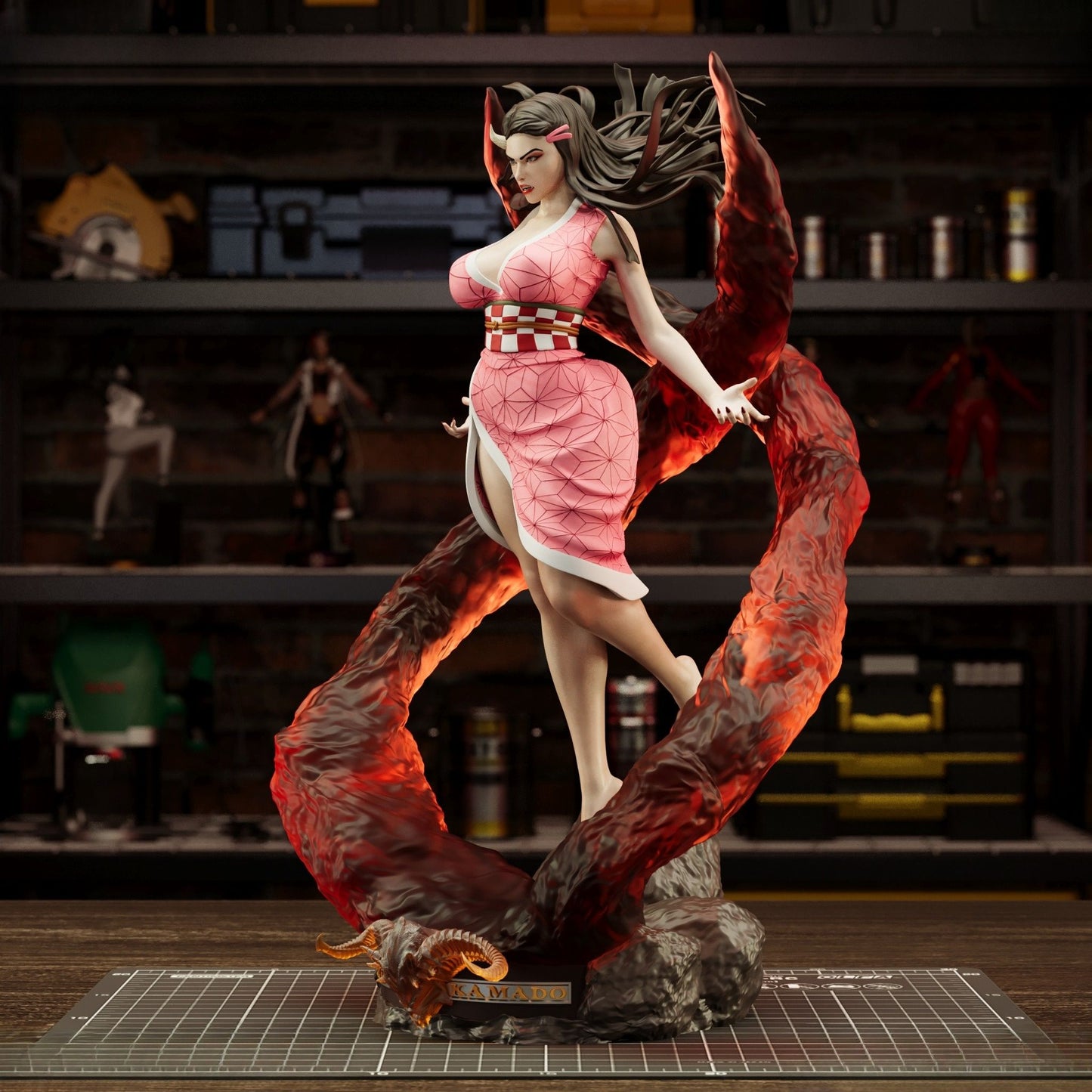 3911 Nezuko Kamado NSFW - Kimetsu no Yaiba - STL 3D Print Files
