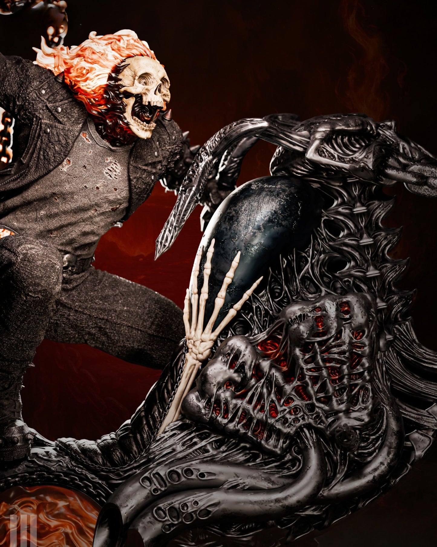 4282 Ghost Rider - Marvel Comics - STL 3D Print Files