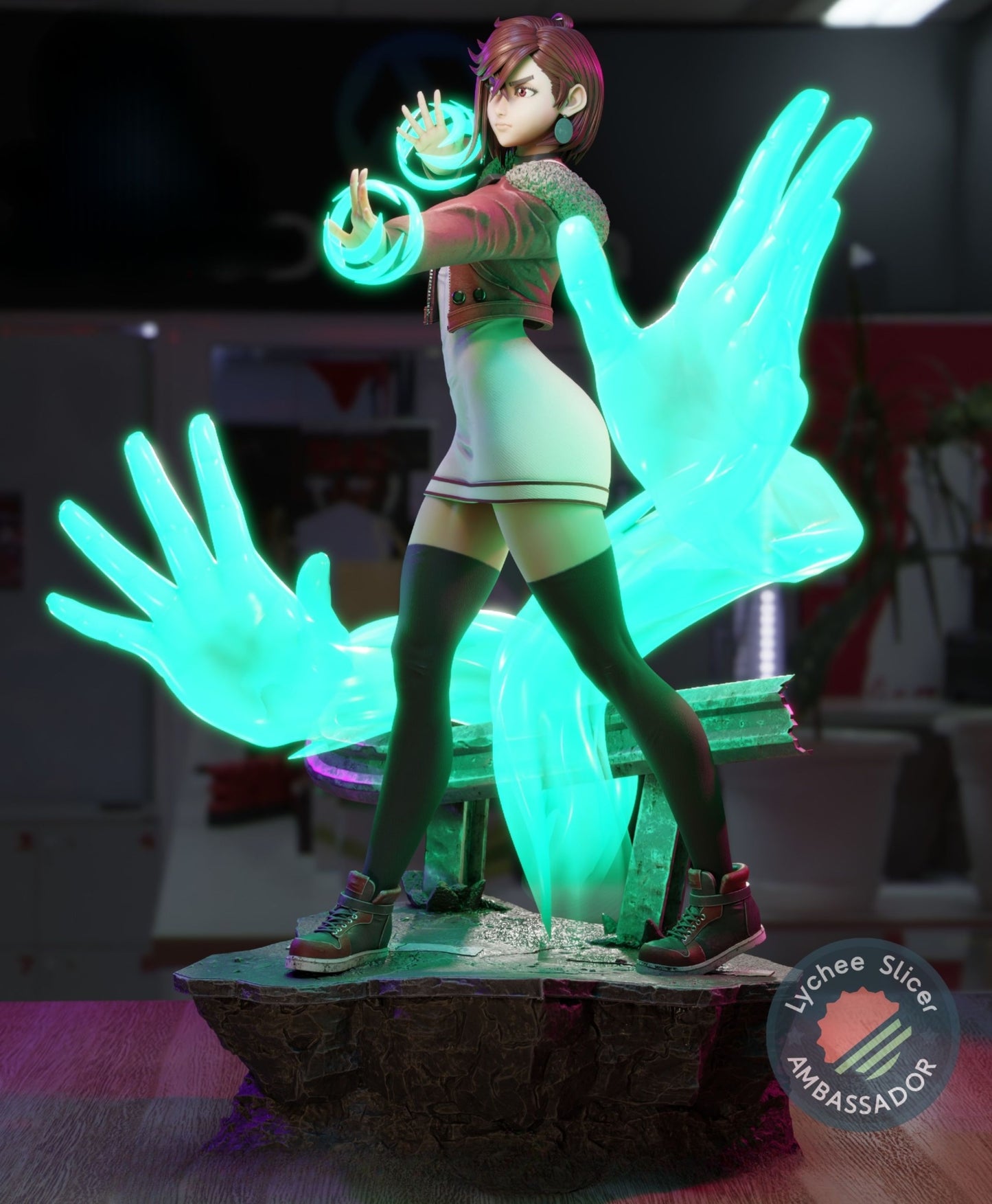4027 Momo Ayase - Dandadan - STL 3D Print Files