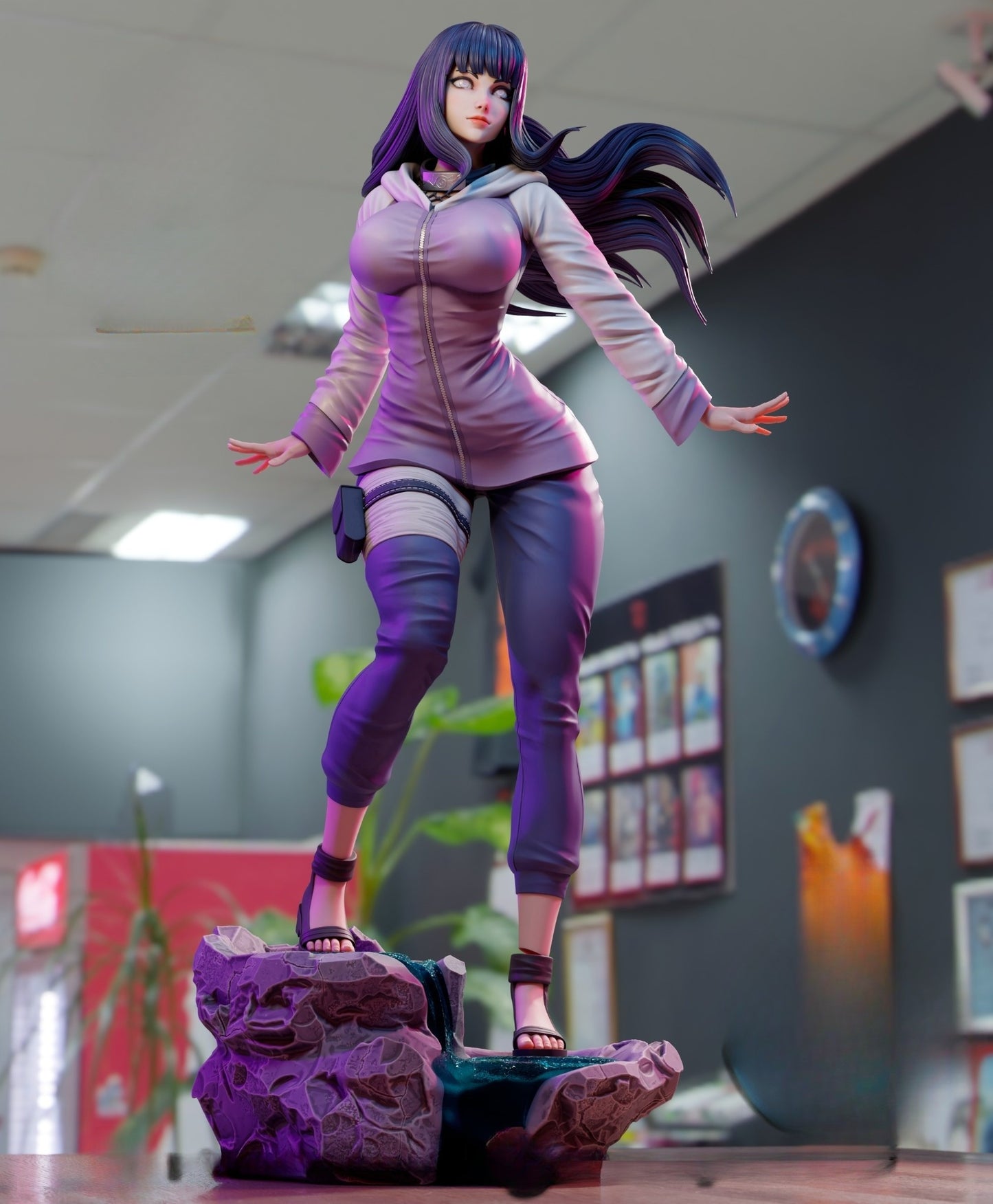 3523 Hinata Hyuga NSFW - Naruto - STL 3D Print Files