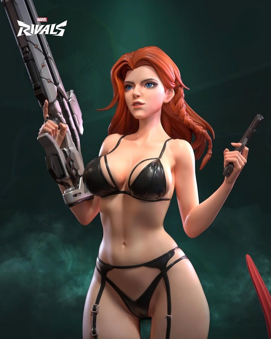 4044 Black Widow NSFW - Marvel Rivals - STL 3D Print Files