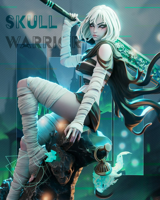 3567 Skull Girl - STL 3D Print Files