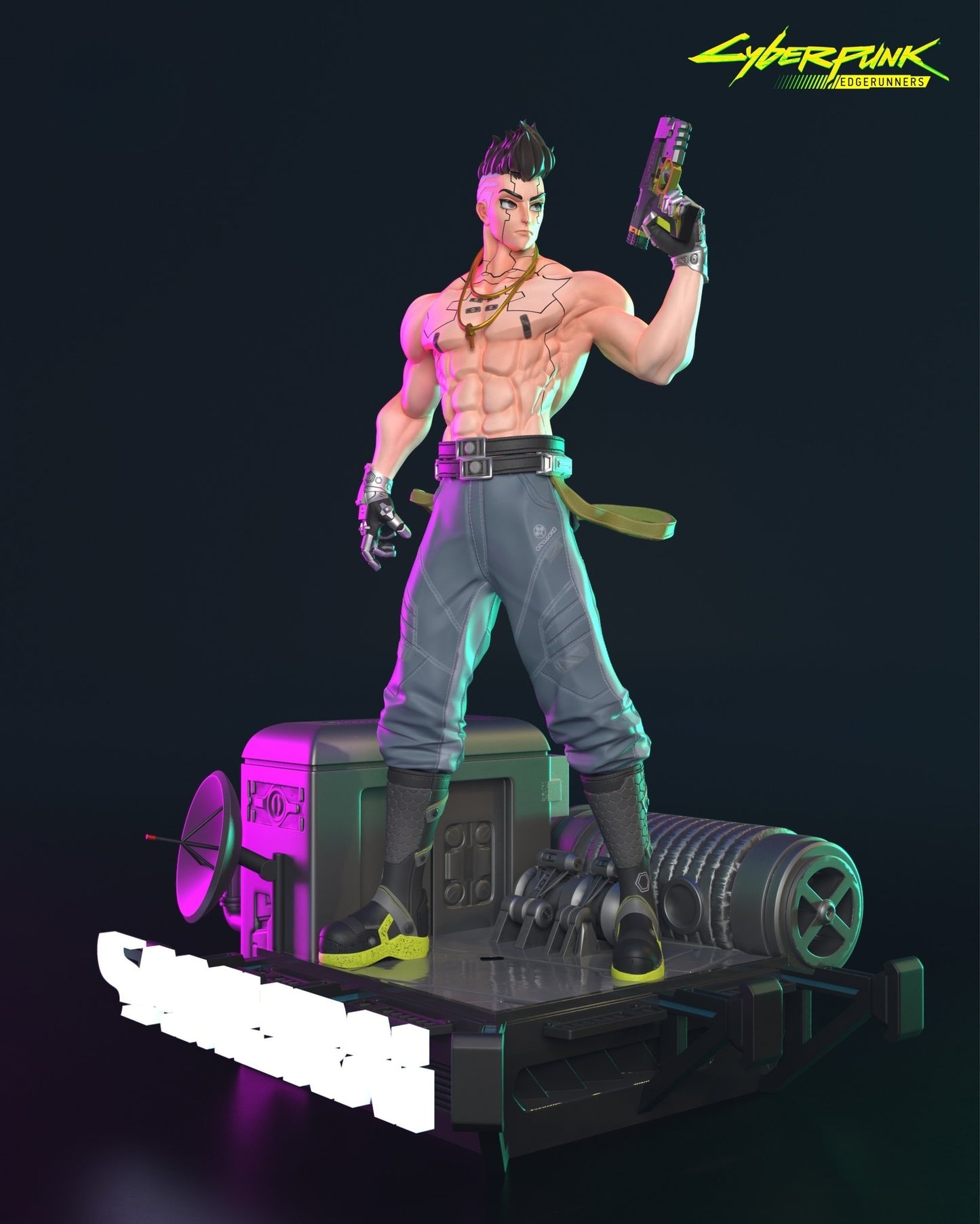 4132 David Martinez - Cyberpunk - STL 3d Print Files