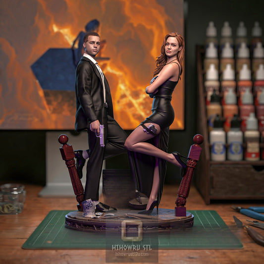 5379 Mr. & Mrs. Smith - STL 3D Print Files