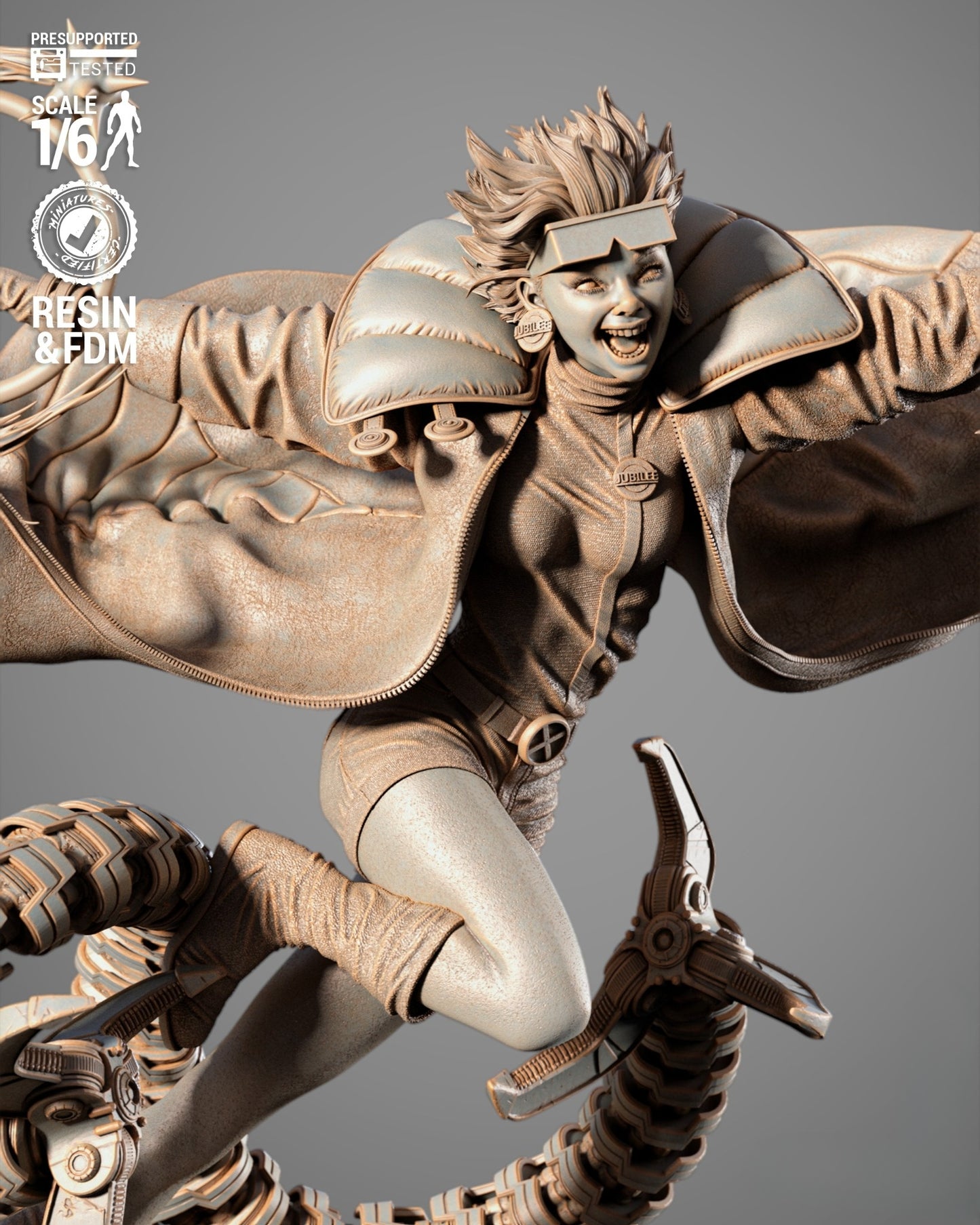 3459 Jubilee - X-Men Evolution - STL 3D Print Files