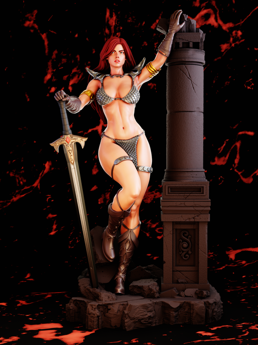 1777 Red Sonja NSFW - Marvel Comics - STL 3D Print Files