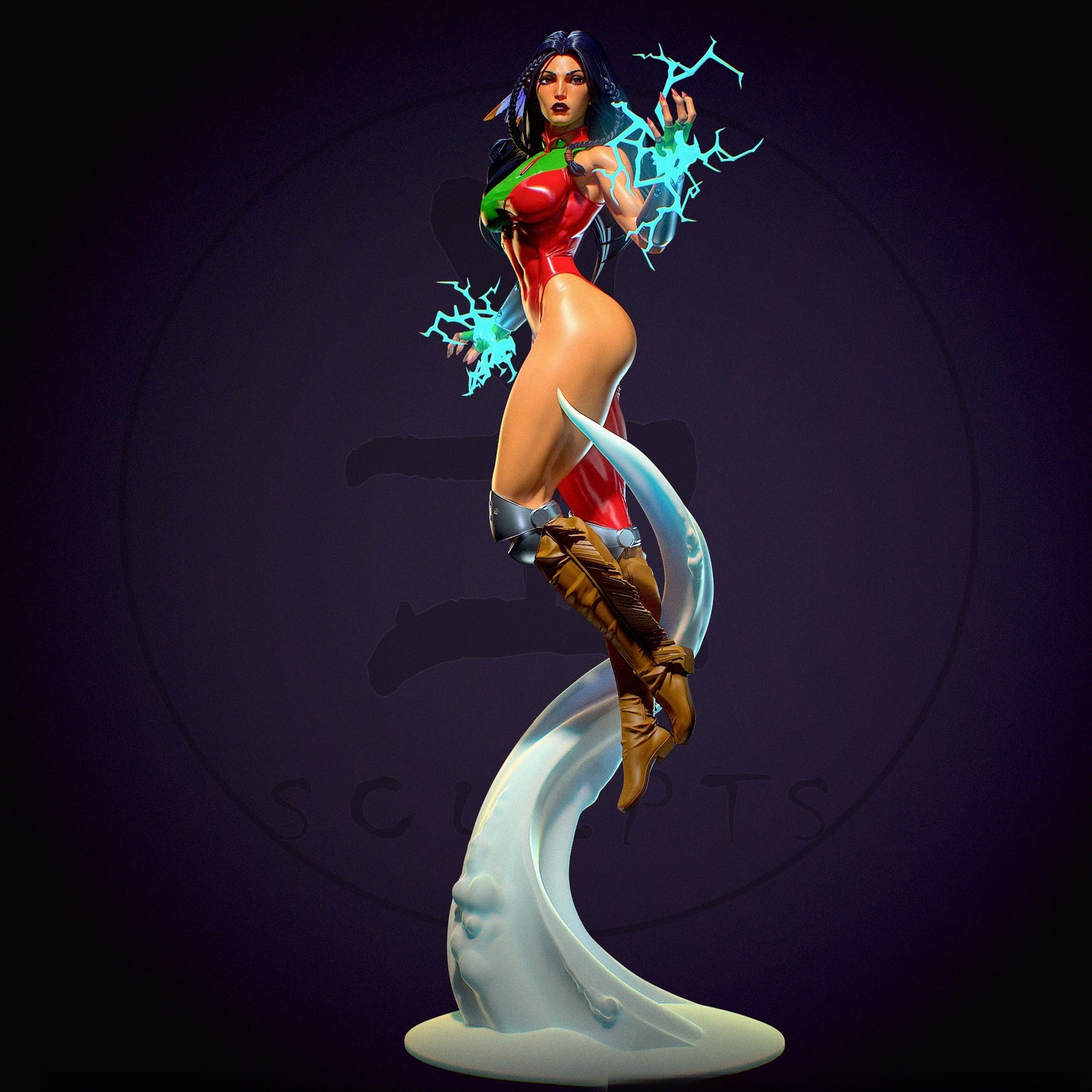 3521 Sarah Rainmaker NSFW - GEN 13 - STL 3D Print Files