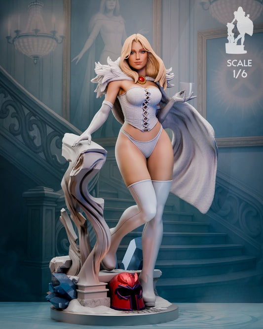 3870 Emma Frost - X-men - STL - 3d Print Files