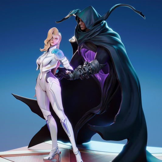 3731 Cloack and Dagger - Marvel Comics - STL 3D Print Files