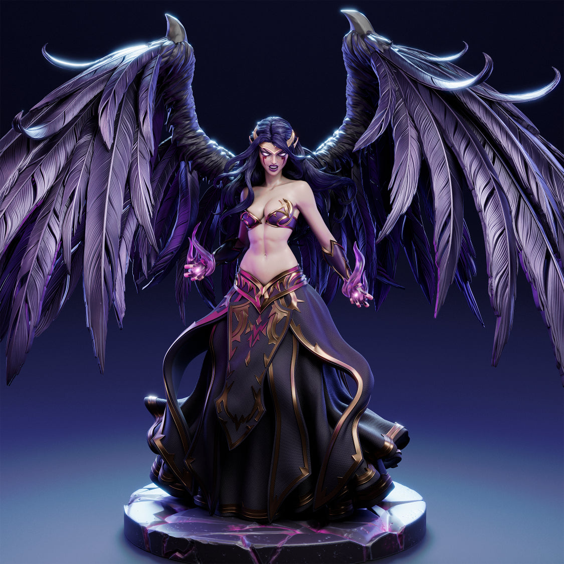 3598 Morgana - League of Legends - STL 3D Print Files