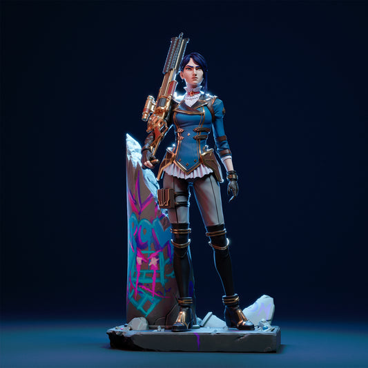 3733 Caitlyn Arcane - League of Legends - STL 3D Print Files