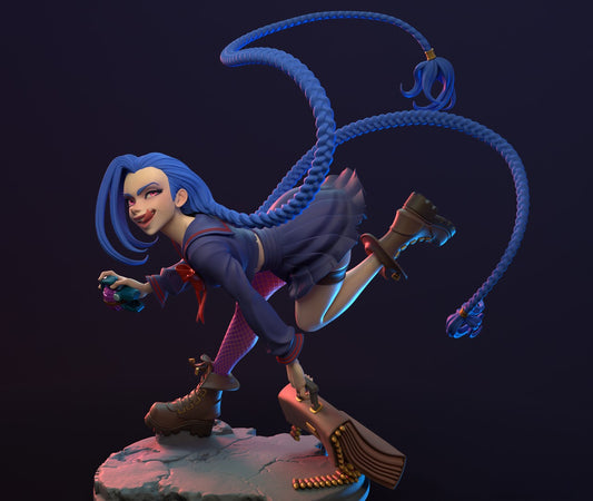 1791 Jinx NSFW - League Of Legends - STL 3D Print Files
