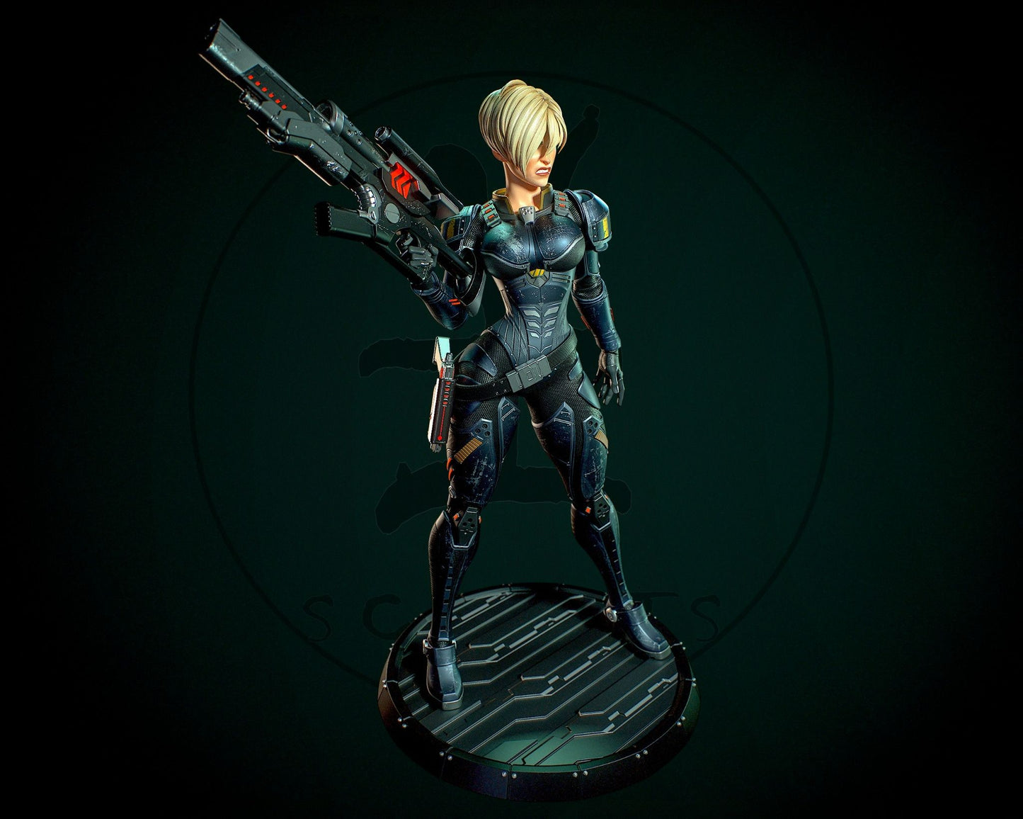 3142 Sergeant Calhoun NSFW - Wreck-It Ralph - STL 3D Print Files