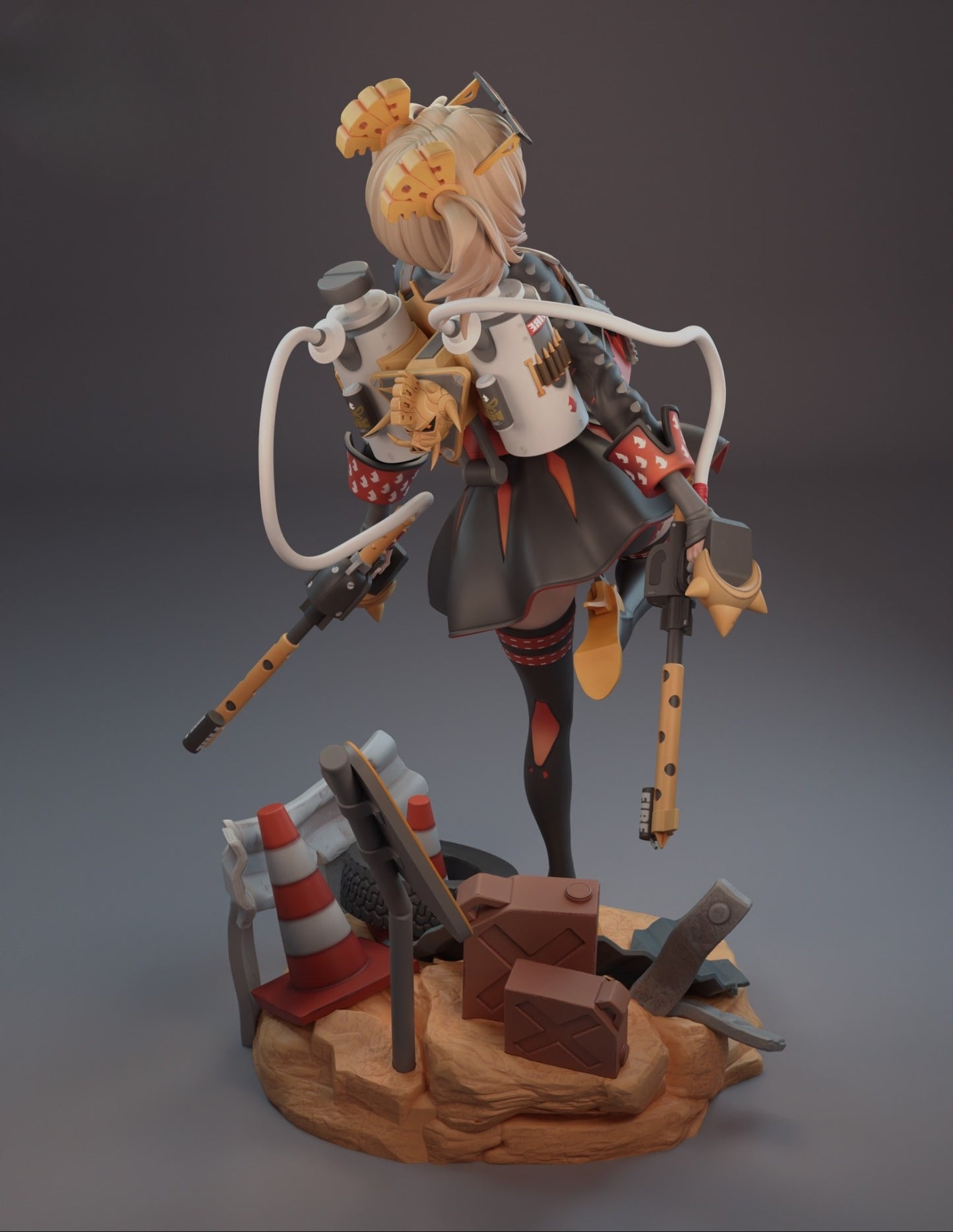 3289 Burnice White NSFW - Zenless Zone Zero - STL 3D Print Files