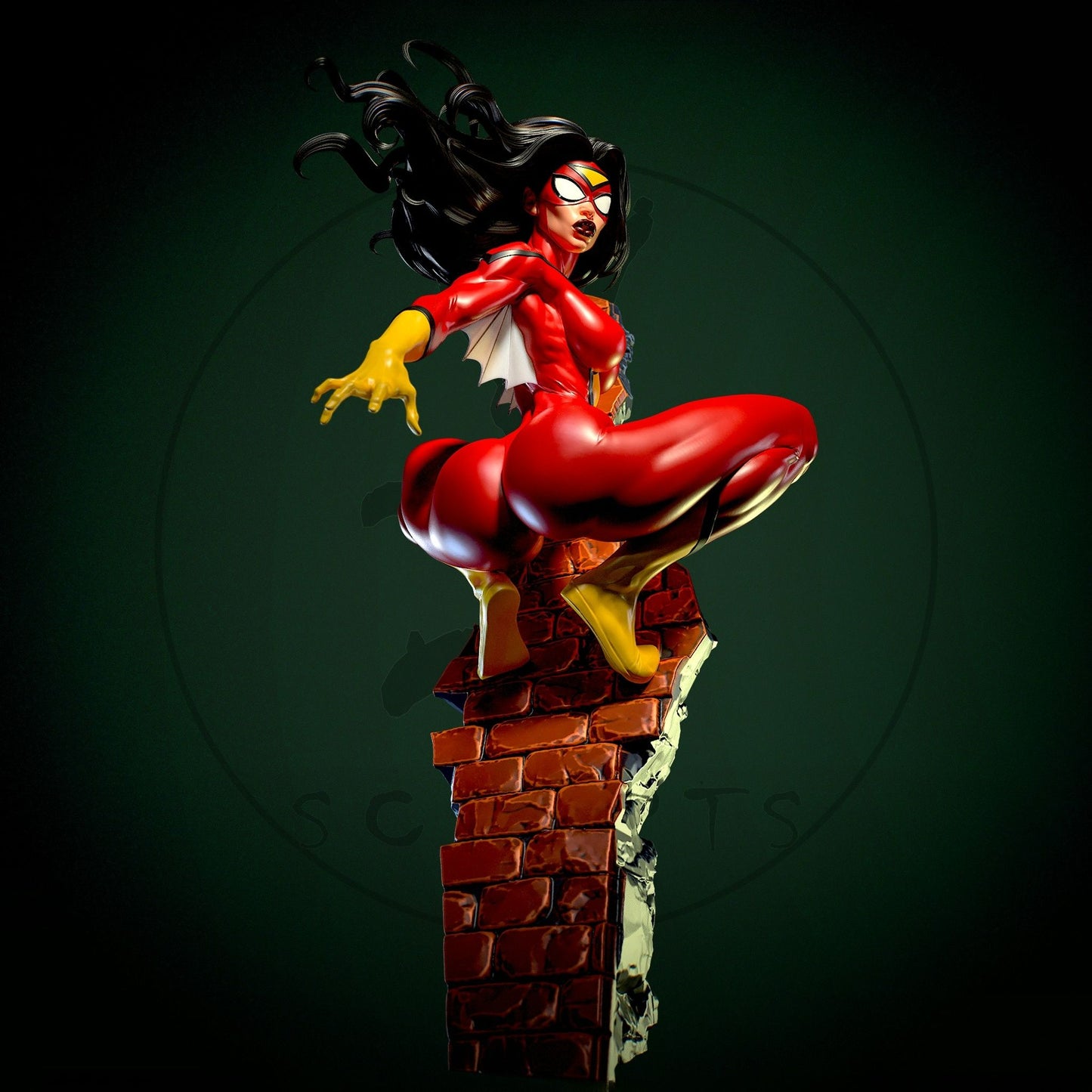 3637 Spider-Woman NSFW - Marvel Comics - STL 3D Print Files