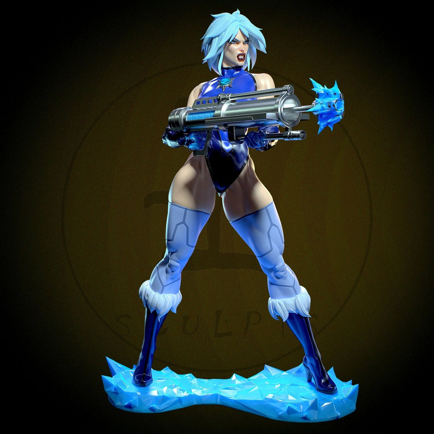 3638 Killer Frost NSFW - DC COMICS - STL 3D Print Files