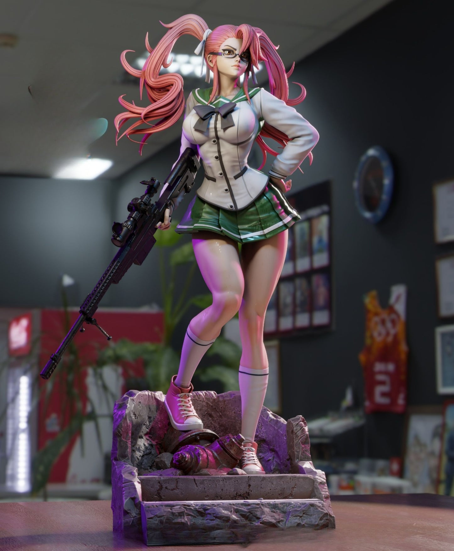 3760 Saya Takagi NSFW - Highschool of the Dead - STL 3D Print Files